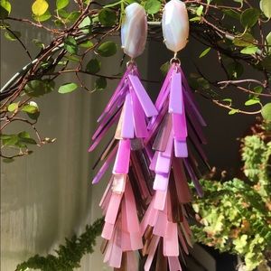 Kendra Scott Justyne Drop Earrings in Gold Blush